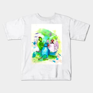 Ringneck Rainbow Kids T-Shirt